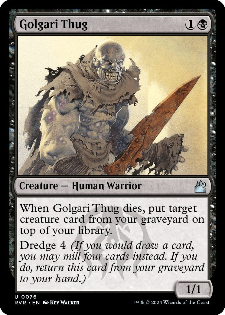 Golgari Thug (76) (RVR)