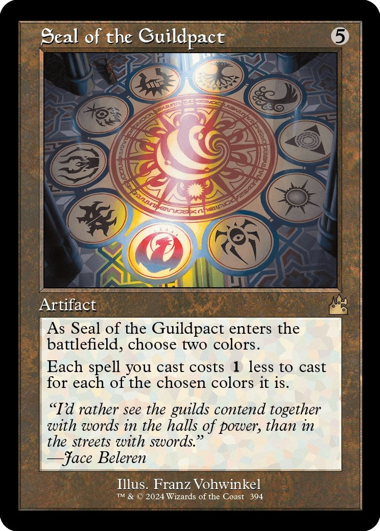 Seal of the Guildpact (Retro Frame) (394) (RVR)