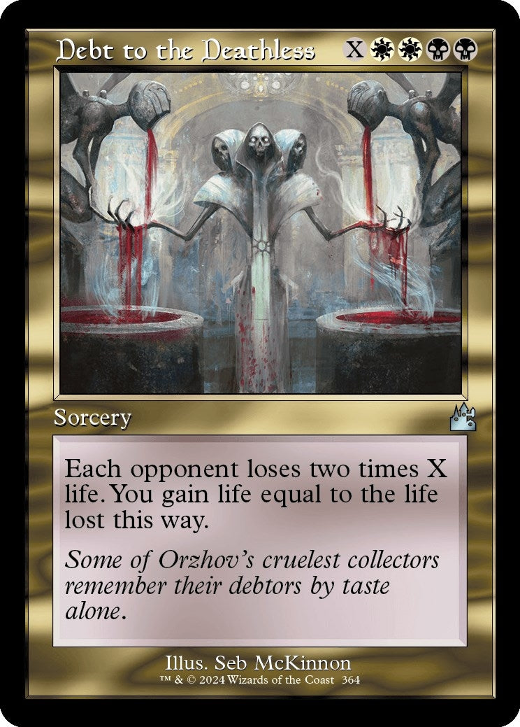 Debt to the Deathless (Retro Frame) (364) (RVR)