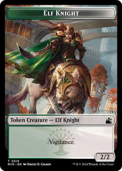 Elf Knight Token (15) (RVR)