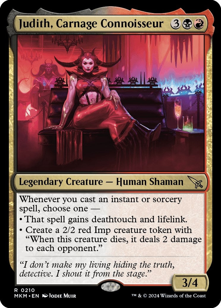 Judith, Carnage Connoisseur (210) (MKM)