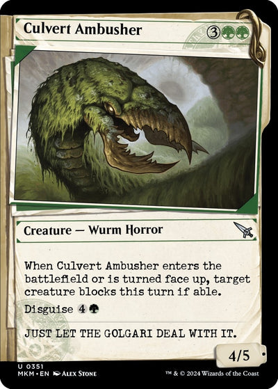 Culvert Ambusher (Showcase) (351) (MKM)