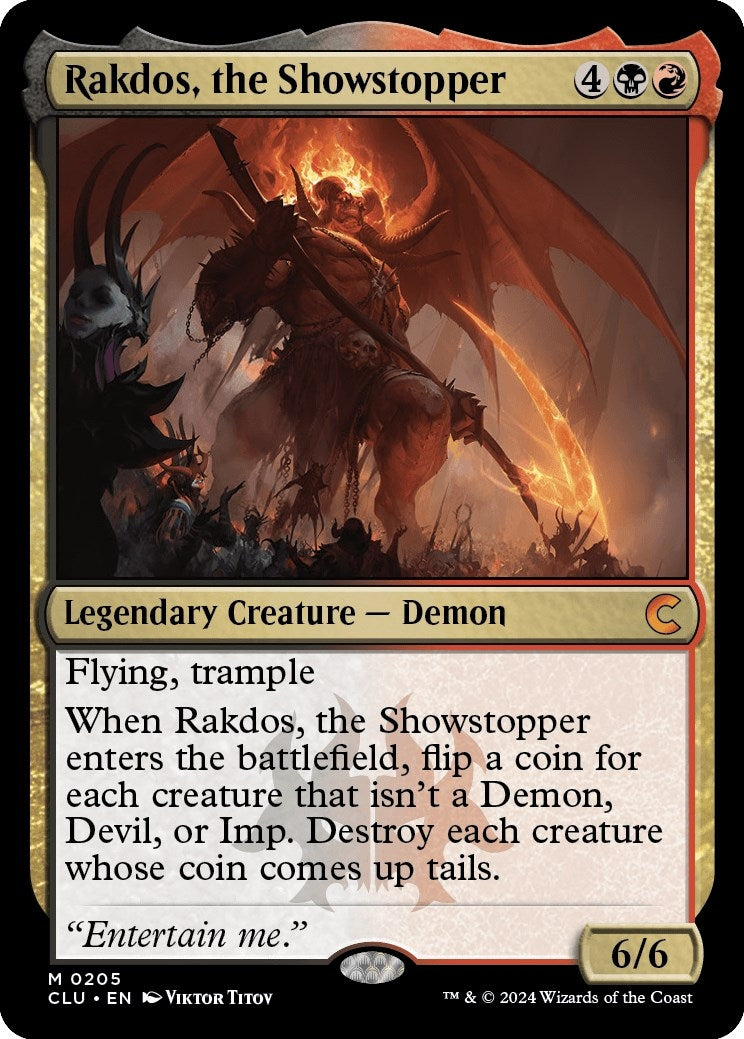 Rakdos, the Showstopper (205) (CLU)