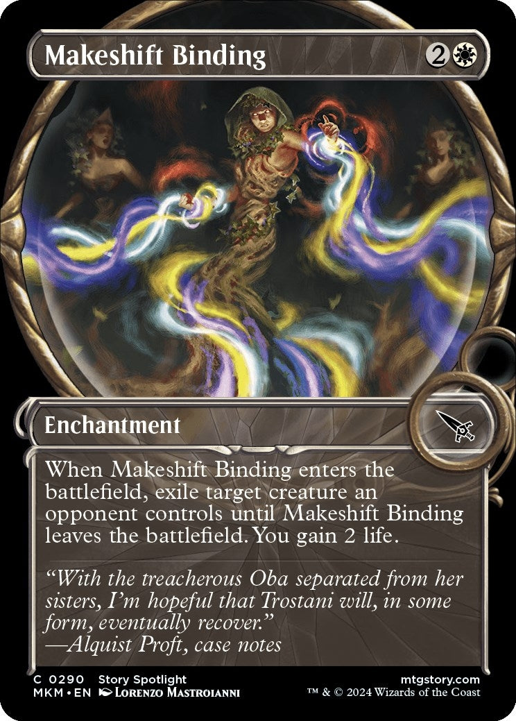 Makeshift Binding (Showcase) (290) (MKM)