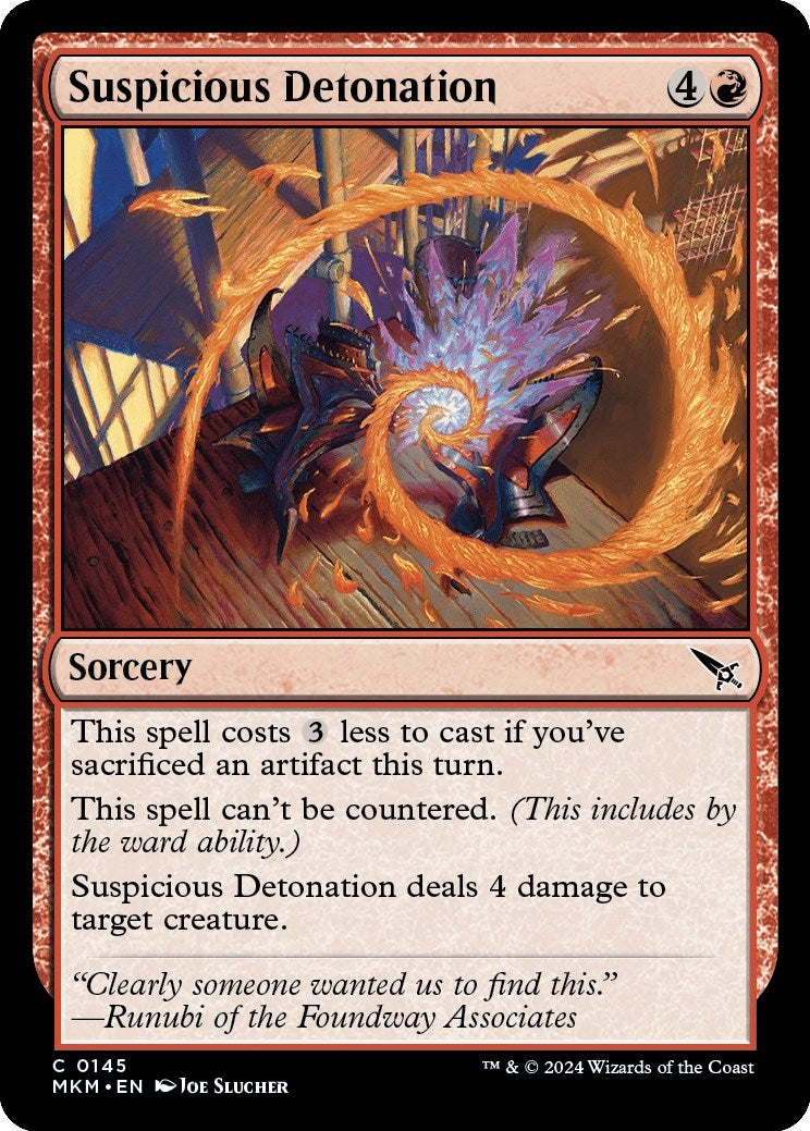 Suspicious Detonation (145) (MKM)