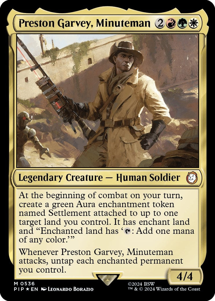 Preston Garvey, Minuteman (Surge Foil) (536) (PIP)