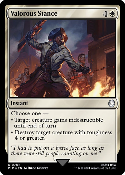 Valorous Stance (Surge Foil) (702) (PIP)