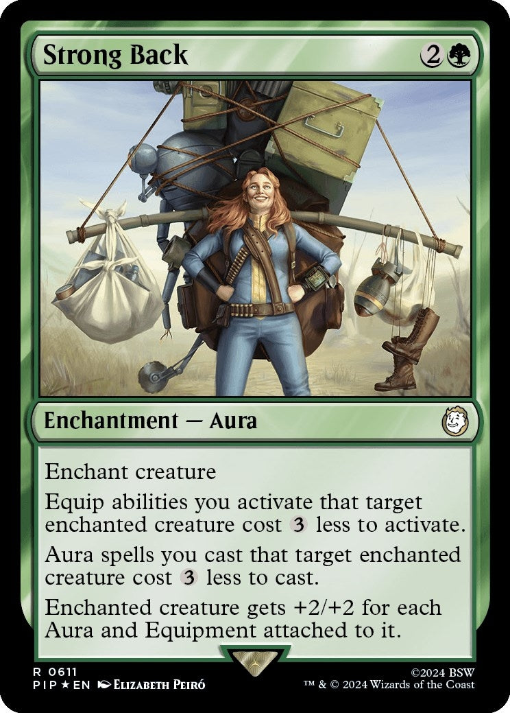Strong Back (Surge Foil) (611) (PIP)