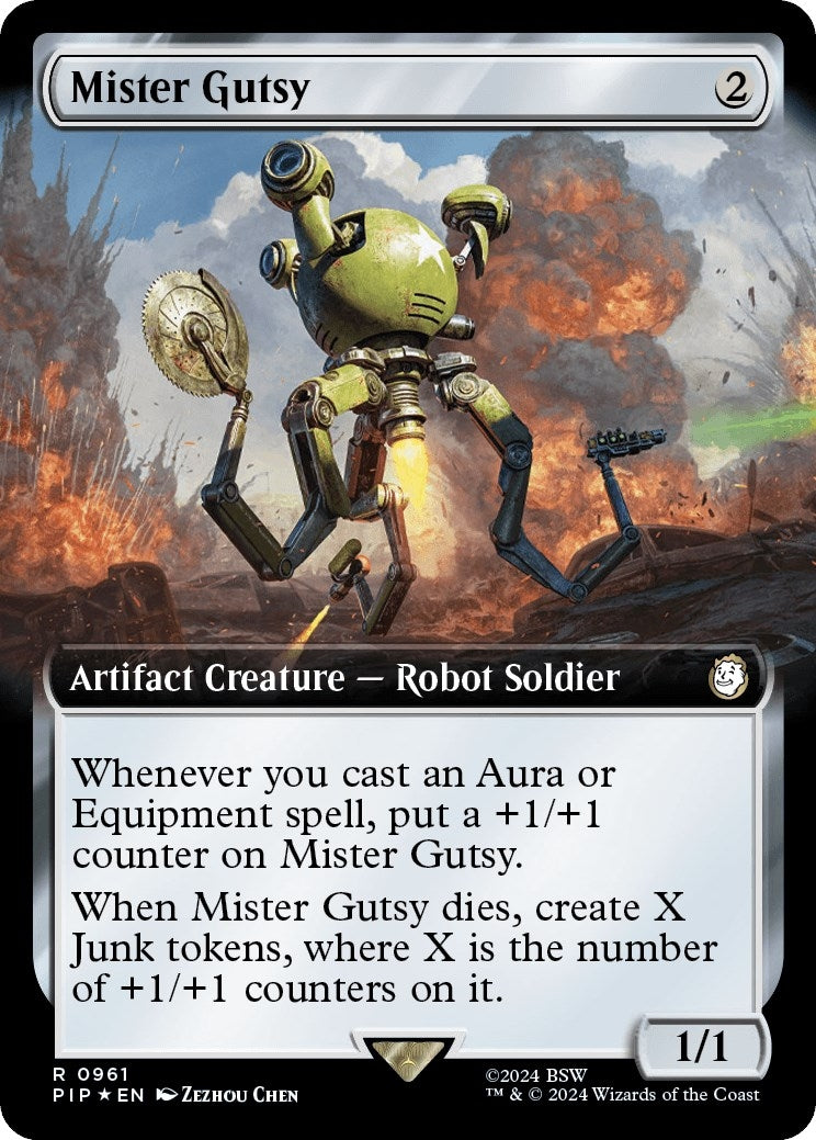 Mister Gutsy (Extended Art) (Surge Foil) (961) (PIP)
