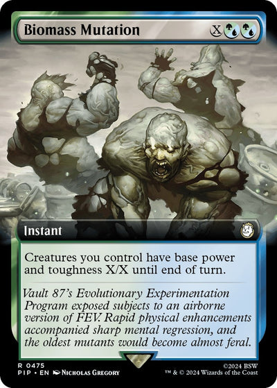 Biomass Mutation (Extended Art) (475) (PIP)