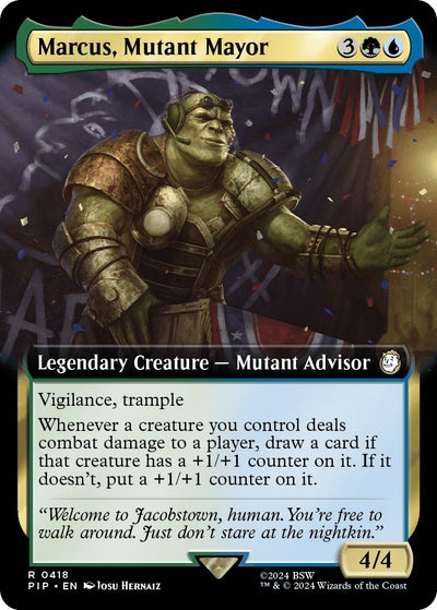 Marcus, Mutant Mayor (Extended Art) (418) (PIP)