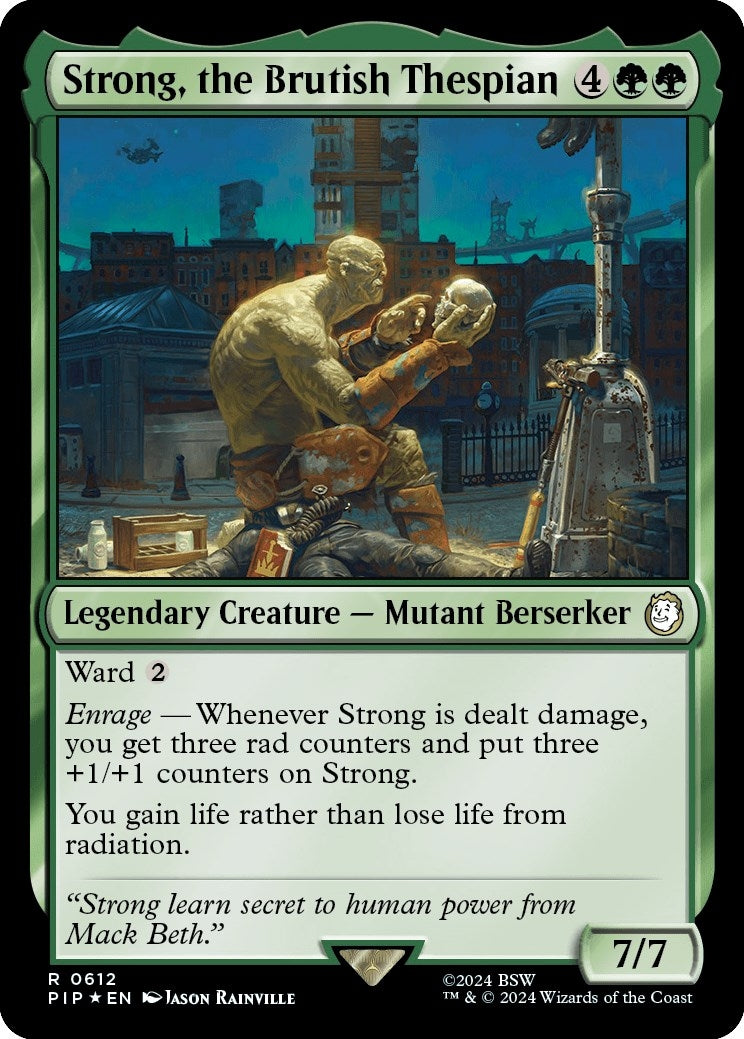 Strong, the Brutish Thespian (Surge Foil) (612) (PIP)