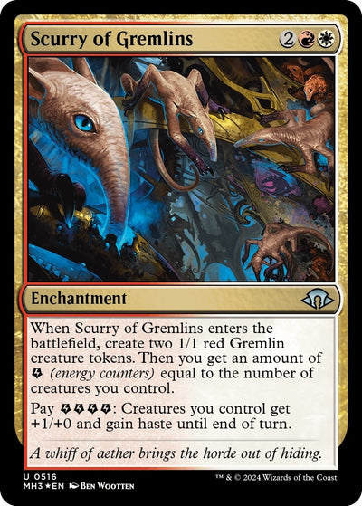 Scurry of Gremlins (Ripple Foil) (516) (MH3)