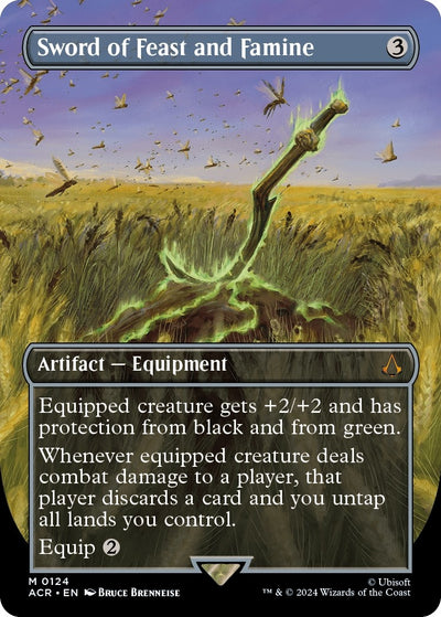 Sword of Feast and Famine (Borderless) (124) (ACR)