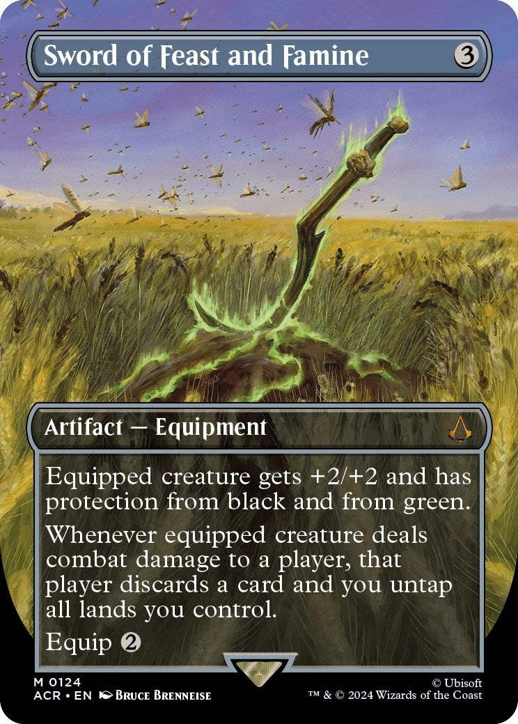 Sword of Feast and Famine (Borderless) (124) (ACR)