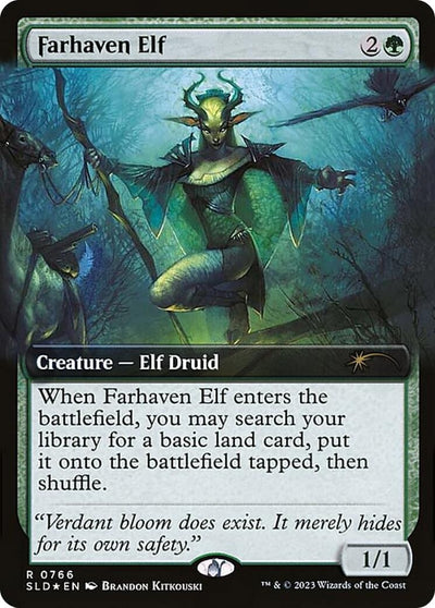 Farhaven Elf (Extended Art) (766) (SLD)