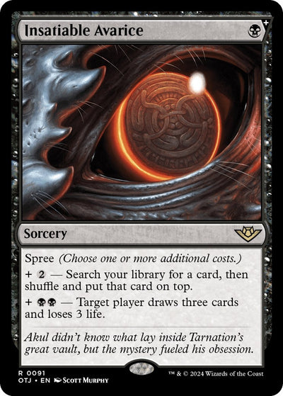Insatiable Avarice (91) (OTJ)