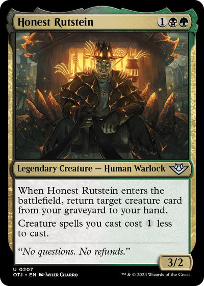 Honest Rutstein (207) (OTJ)