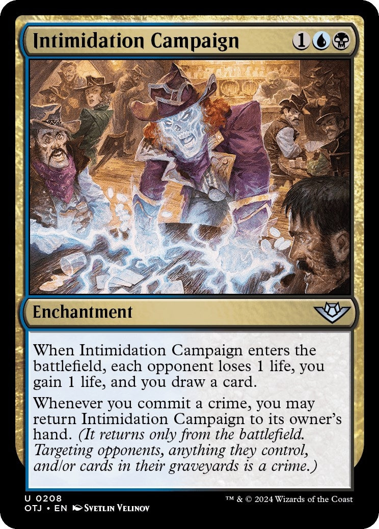 Intimidation Campaign (208) (OTJ)
