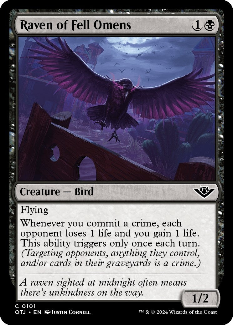 Raven of Fell Omens (101) (OTJ)