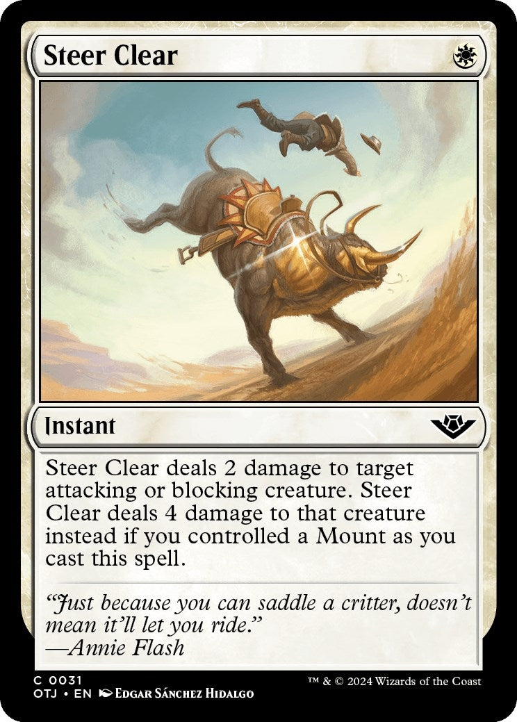 Steer Clear (31) (OTJ)