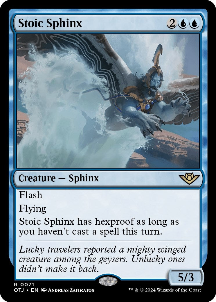 Stoic Sphinx (71) (OTJ)