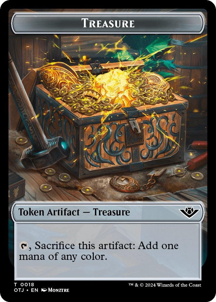 Treasure // Plot Double-Sided Token (18 // 20) (OTJ)