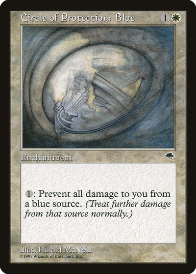 Circle of Protection: Blue (9) (TMP)
