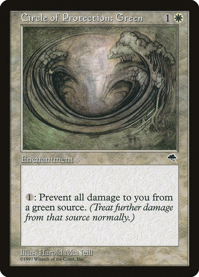 Circle of Protection: Green (10) (TMP)