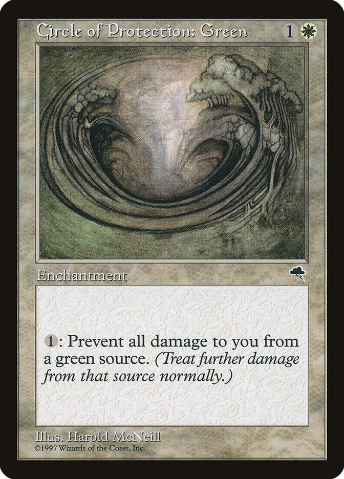 Circle of Protection: Green (10) (TMP)