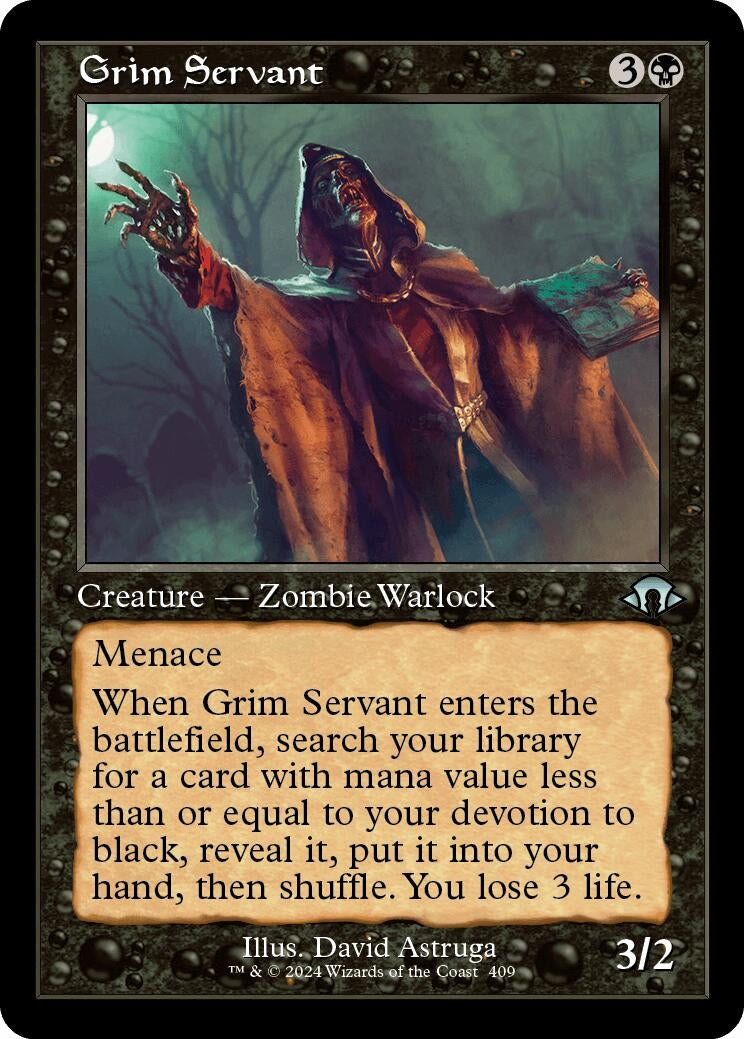 Grim Servant (Retro Frame) (409) (MH3)