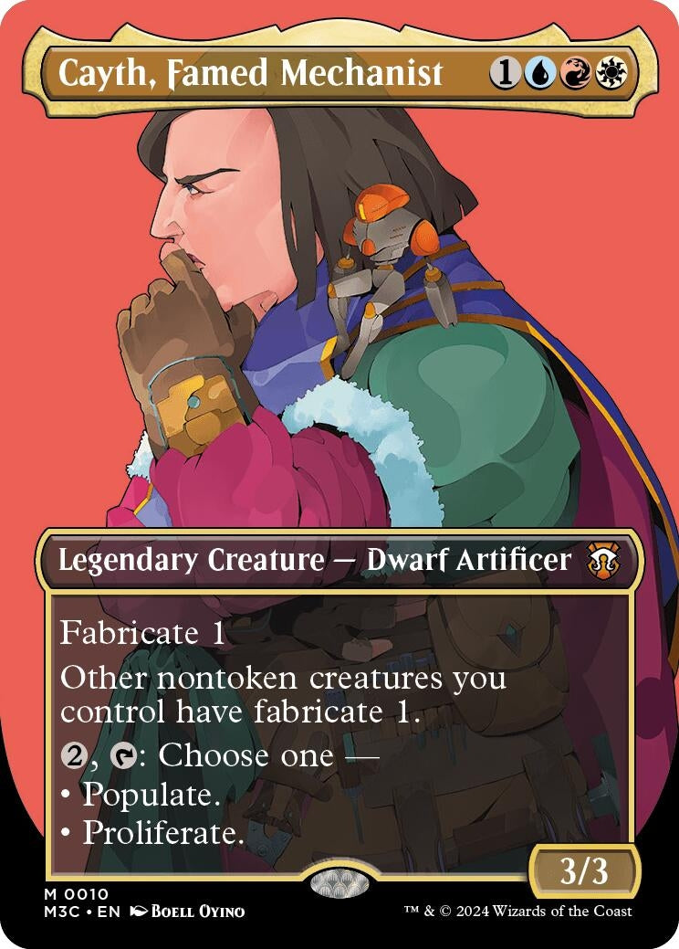 Cayth, Famed Mechanist (Borderless) (10) (M3C)