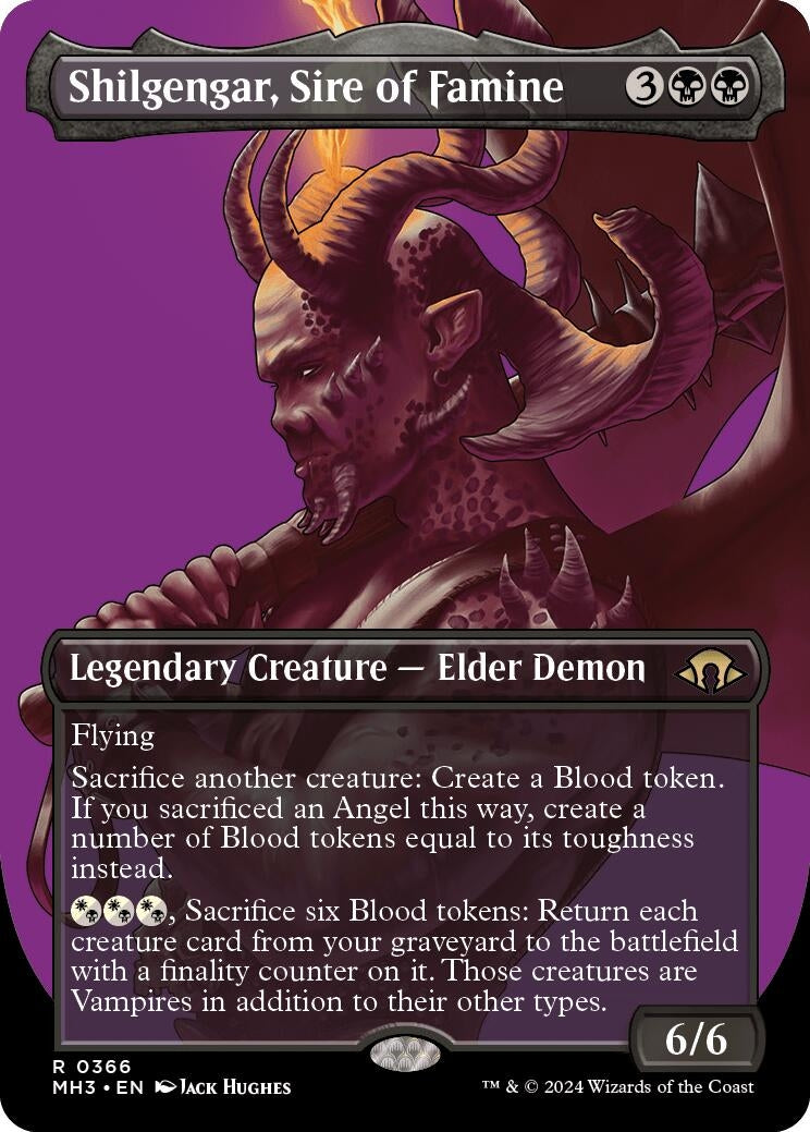 Shilgengar, Sire of Famine (Borderless) (366) (MH3)