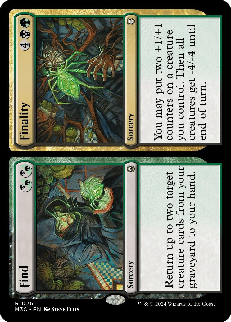 Find // Finality (261) (M3C)