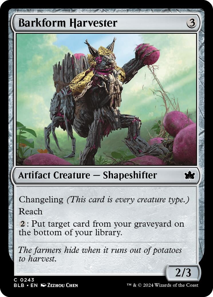 Barkform Harvester (243) (BLB)