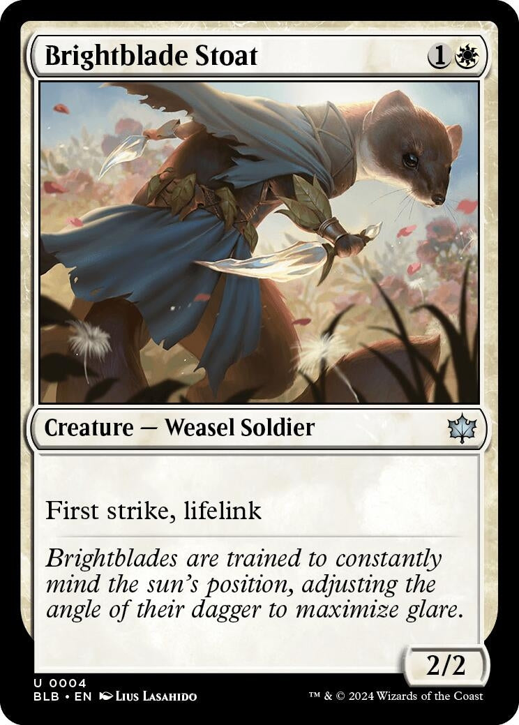 Brightblade Stoat (4) (BLB)