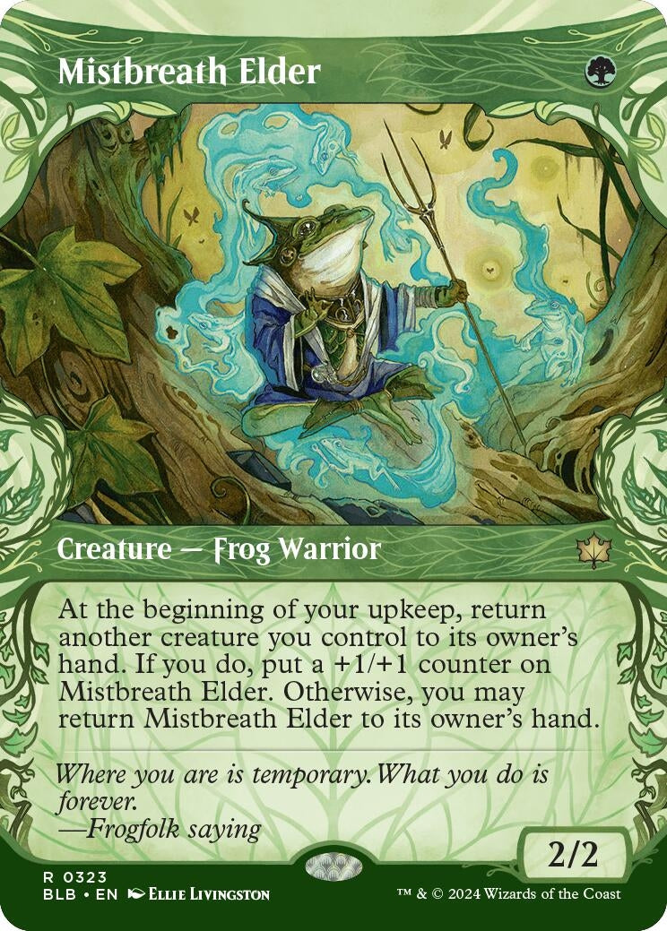 Mistbreath Elder (Showcase) (323) (BLB)