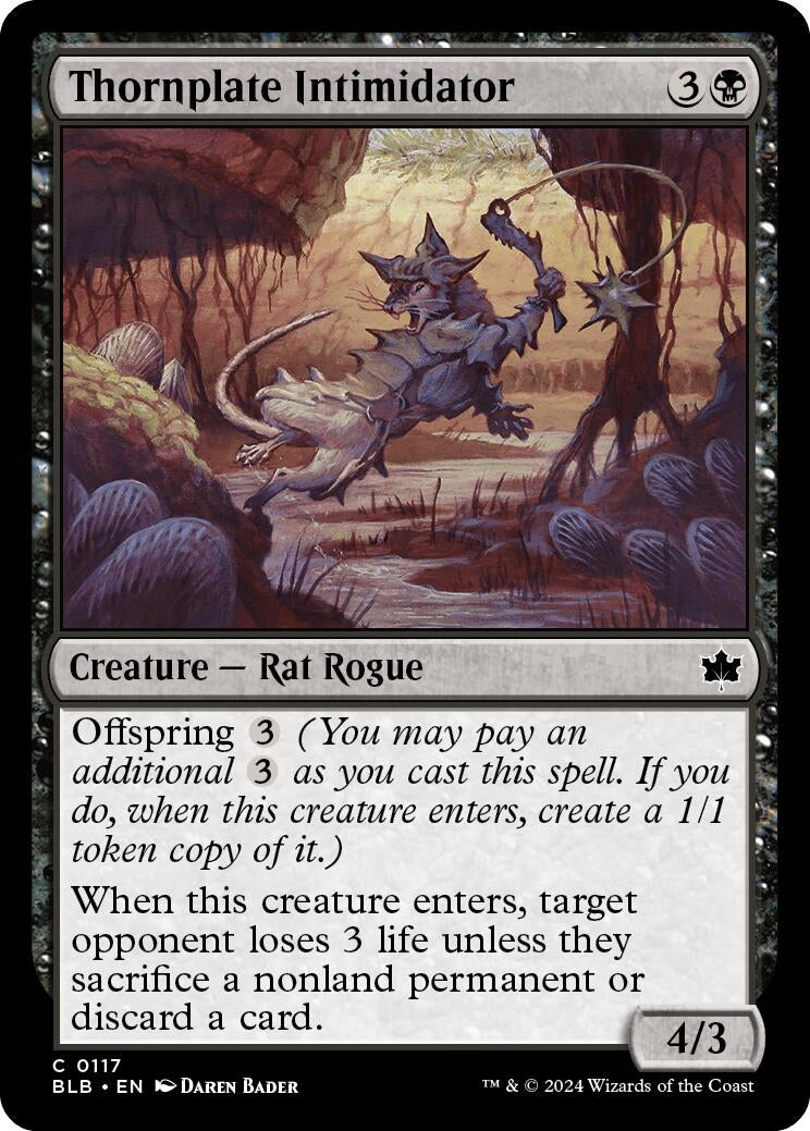 Thornplate Intimidator (117) (BLB)
