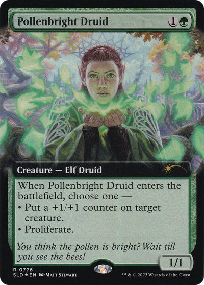 Pollenbright Druid (Extended Art) (776) (SLD)