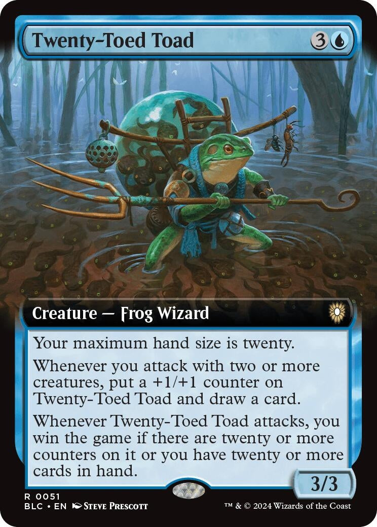 Twenty-Toed Toad (Extended Art) (51) (BLC)