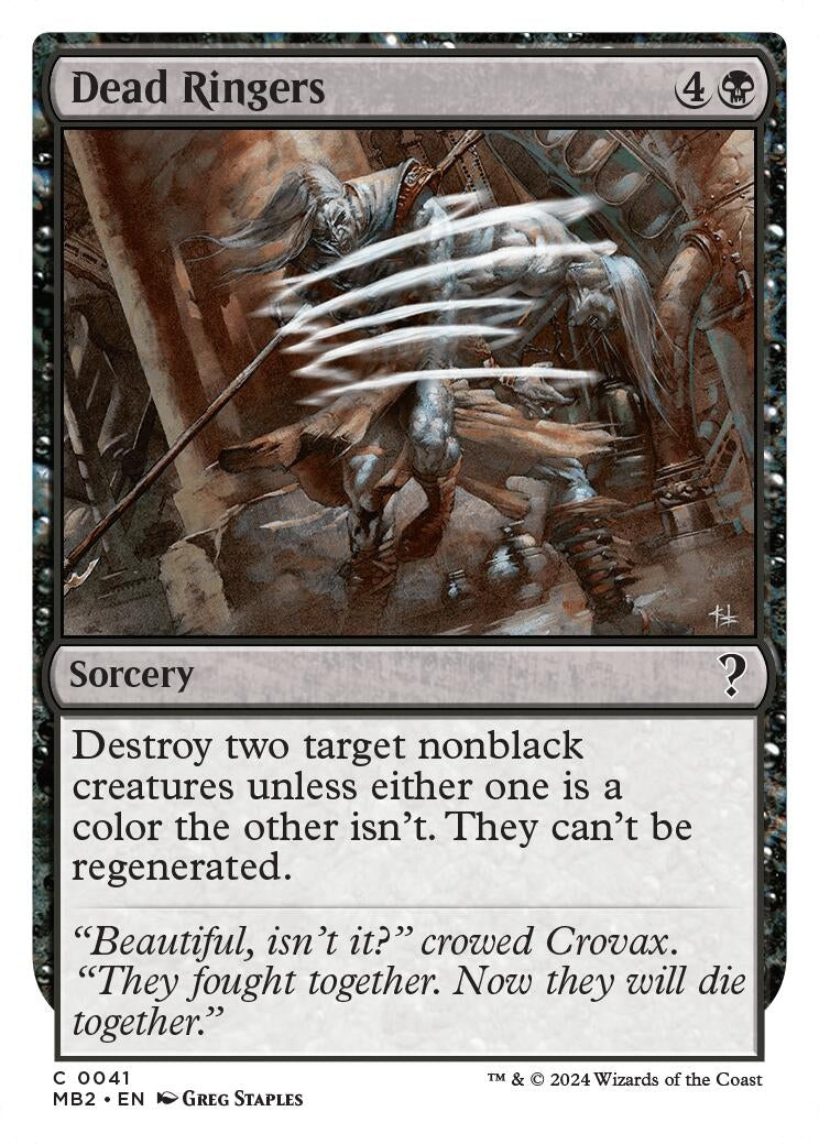 Dead Ringers (White Border) (41) (MB2)