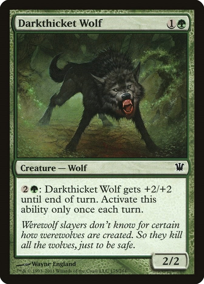 Darkthicket Wolf (175) (ISD)