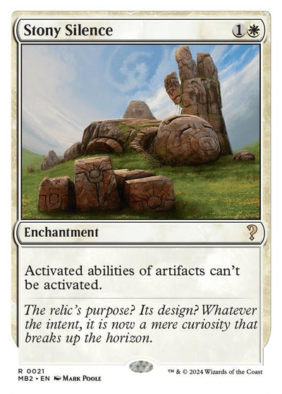 Stony Silence (White Border) (21) (MB2)
