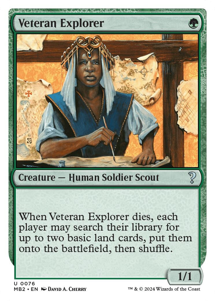 Veteran Explorer (White Border) (76) (MB2)