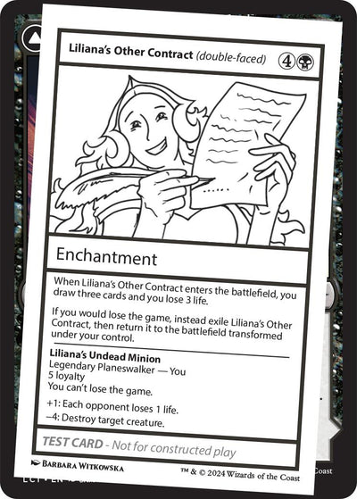 Liliana's Other Contract (double-faced) (MB2PC)