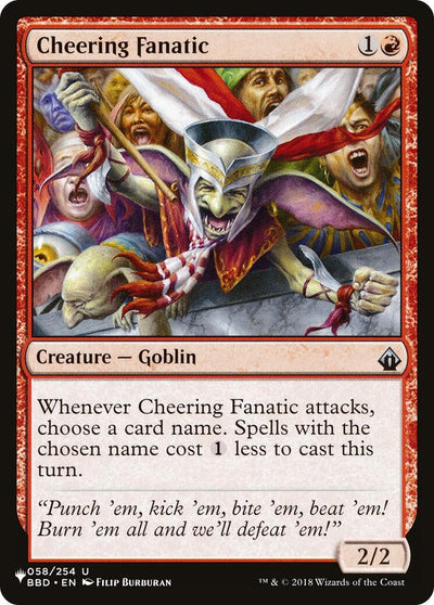 Cheering Fanatic (058/254) (LIST)