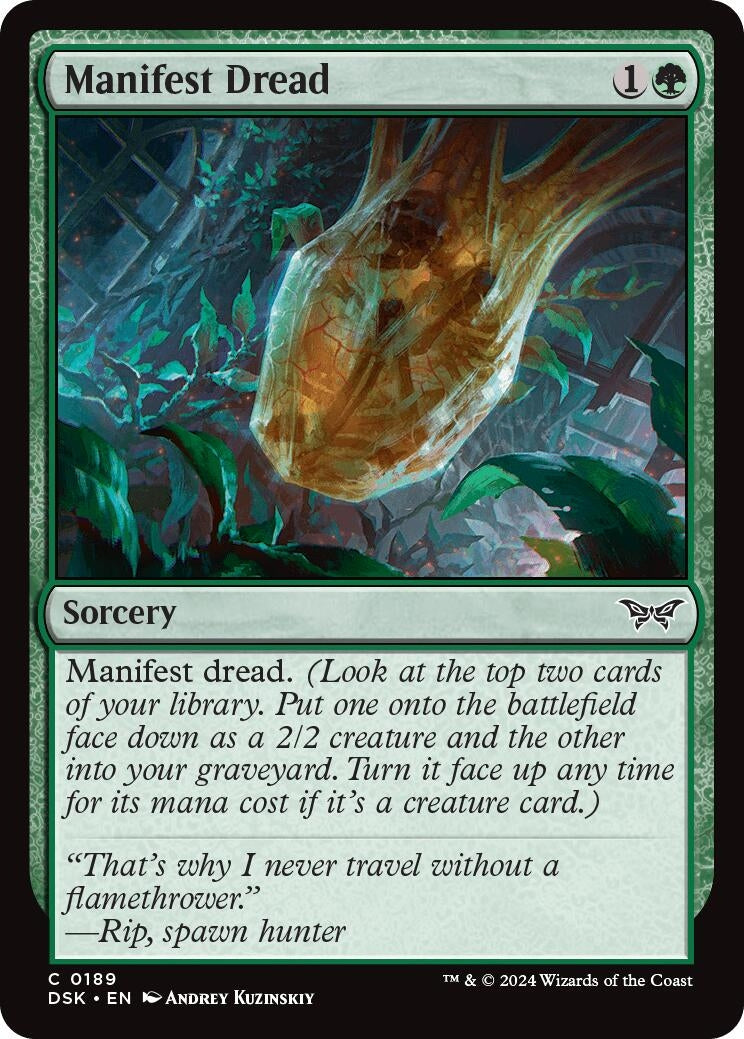 Manifest Dread (189) (DSK)