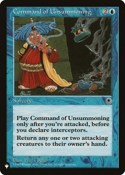 Command of Unsummoning (LIST)