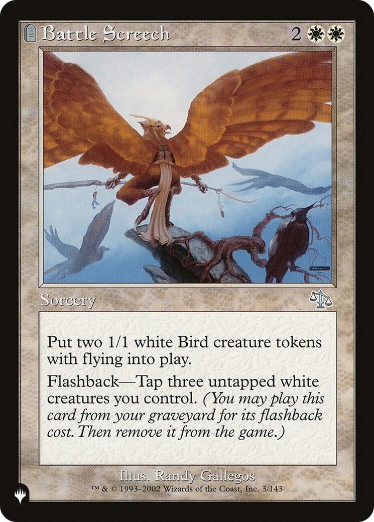 Battle Screech (3/143) (LIST)