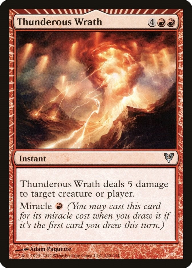 Thunderous Wrath (160) (AVR)